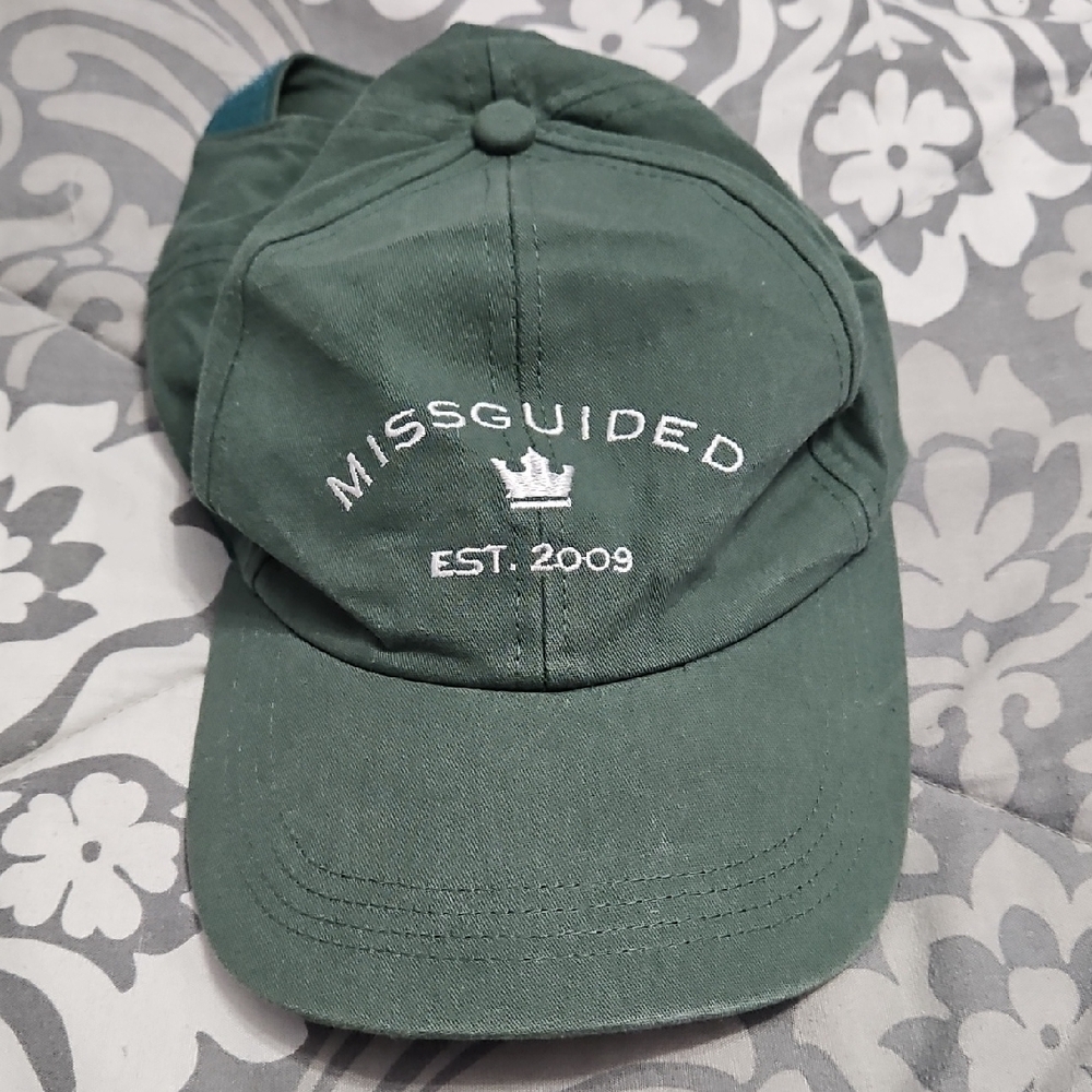 Missguided Green Baseball Cap